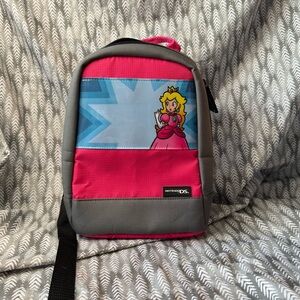 Nintendo Pink and Gray Backpack with Princess Peach 🍑